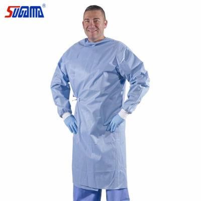 Instock Coveralls Medical Disposable Gown Gown CE Certified Disposable Surgical Gown for Hospital