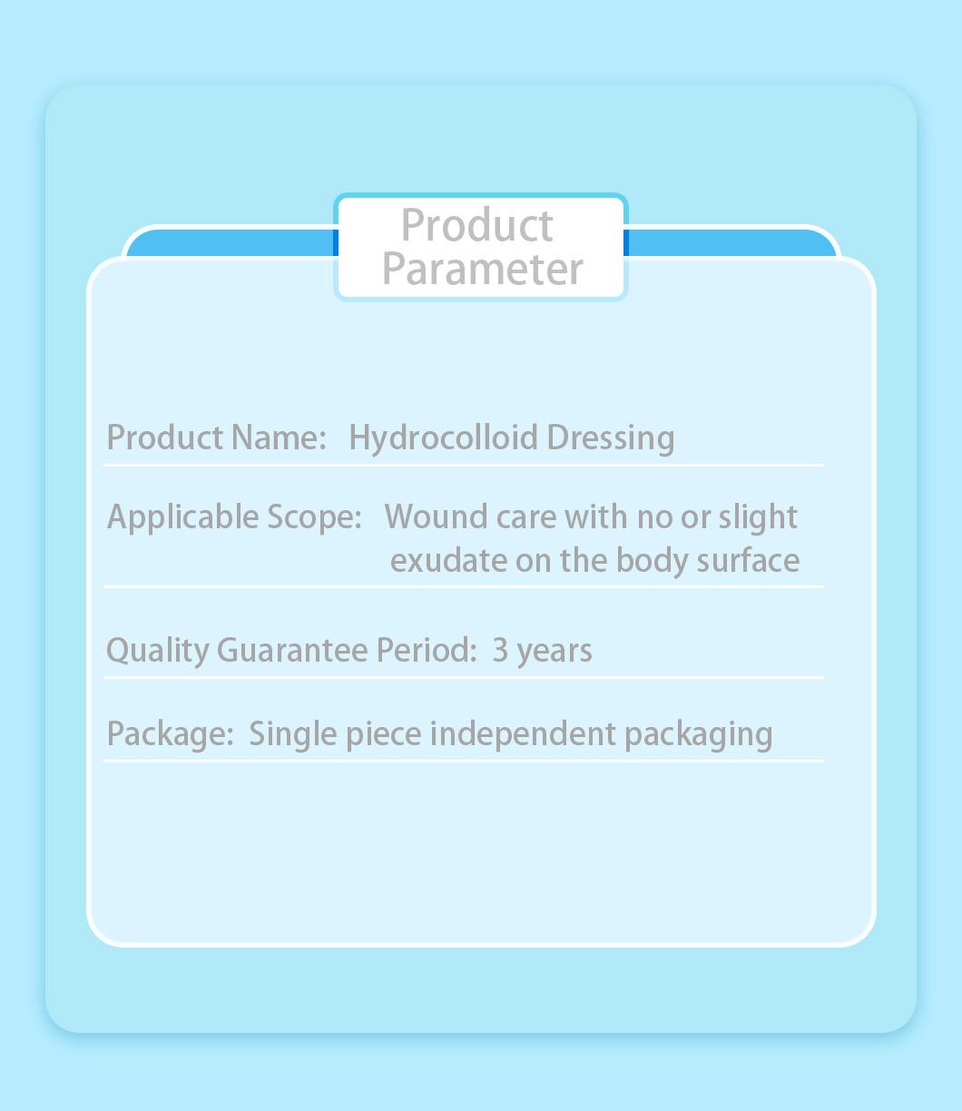 Medical Product Hydrocolloid Dressing Wound