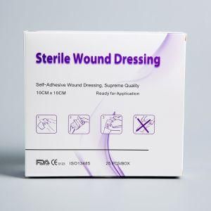 10*10 Cm Cheap Non-Woven Sterile Wound Dressing Factory