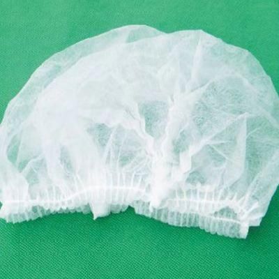 Disposable White PP Non Woven Strip Clip Cap