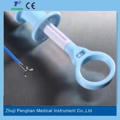 Stainless Steel Disposable Biopsy Forceps for Endoscopy Oval Cup with Blue Color Coated