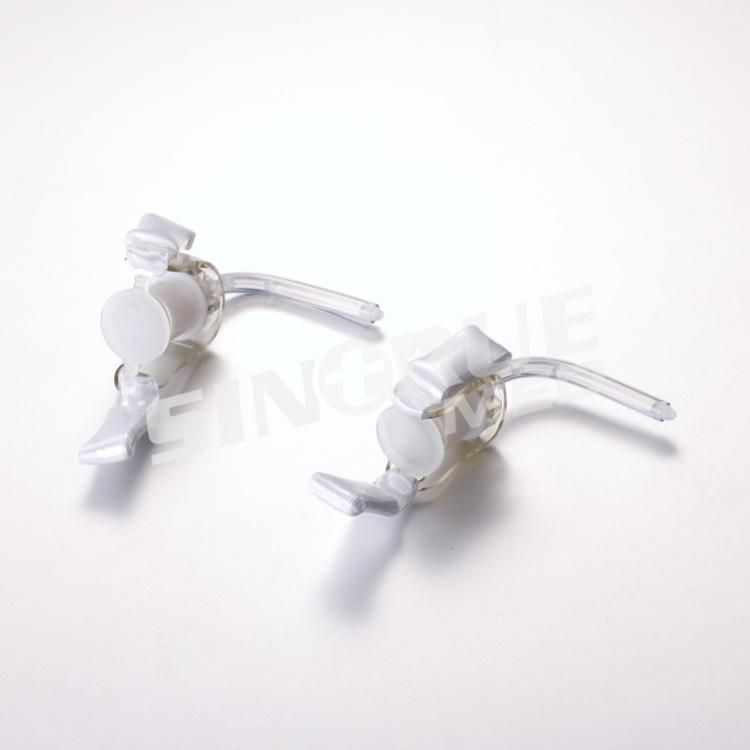 Hospital 3.0mm-10.0mm Disposable Medical Tracheostomy Tube Without Cuff