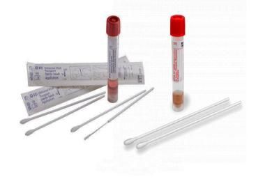 Hot Sale Non-Inactivated Medium for Disposable Virus Sampling Tube Vtm Kit Disposable Medical Flocked Swab