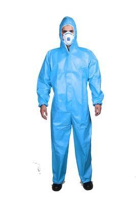 Safety Nonwoven Type 5 6 Disposable Microporous Clothing Coverall