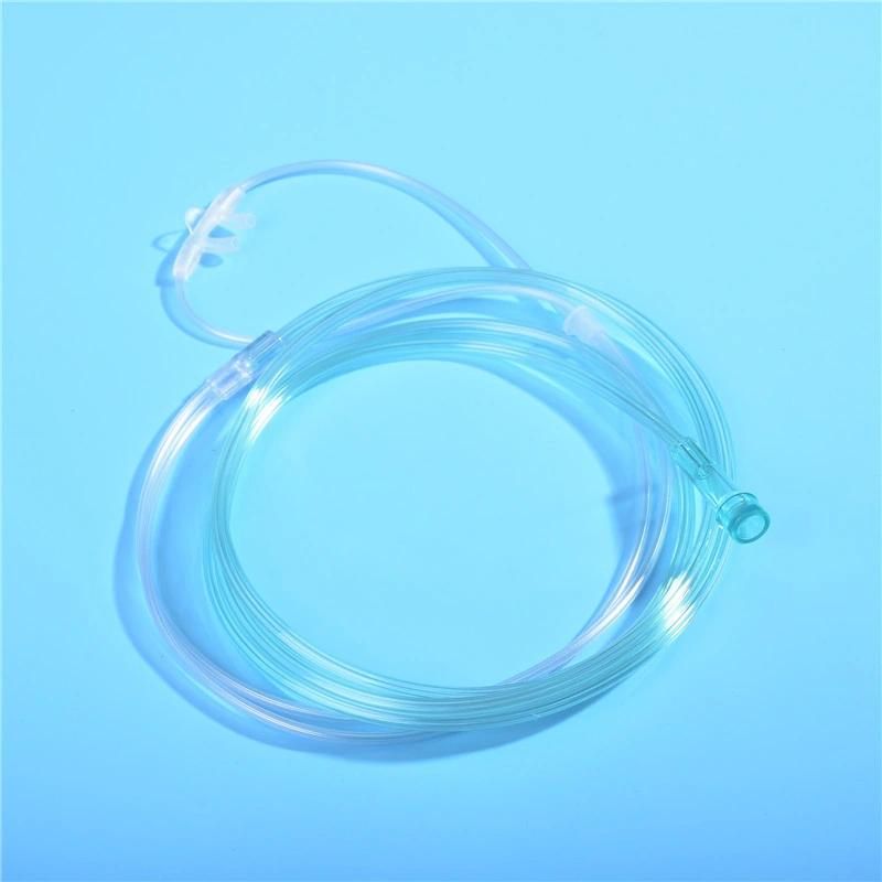 Medical Disposable Nasal Oxygen Tube with Double Nasal Congestion Oxygen Tube 2 Meters English Packaging and Complete Specifications