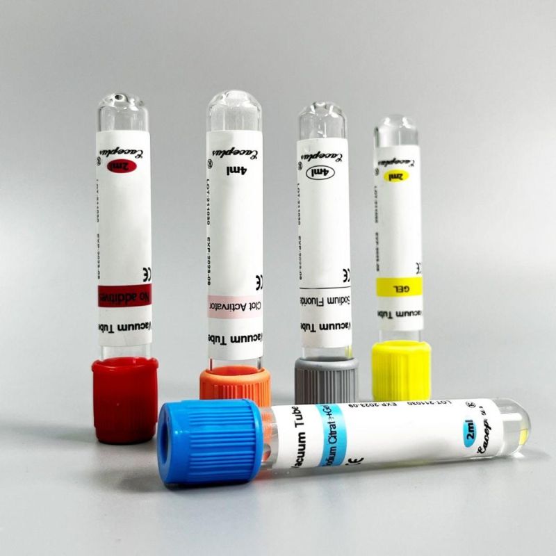 Siny Gel&Sodium Citrate Glass Pet Blood Collection Tube for Medical Test with CE ISO