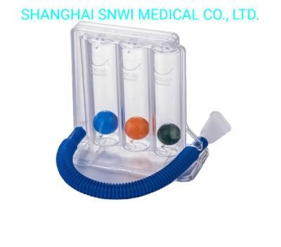 High Quality Three Ball Incentive Spirometer Medical Breathing Exerciser