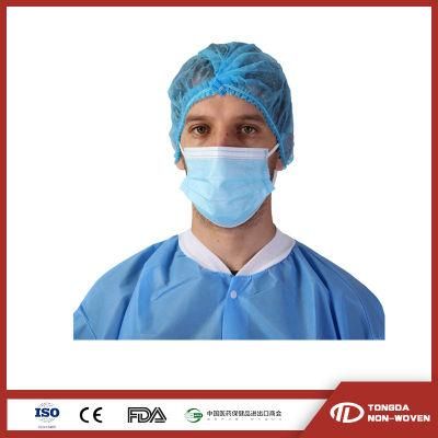 Non Woven Anti Virus Protective Earloop Hospital Sanitary Medical Procedure Disposable Surgical Face Mask