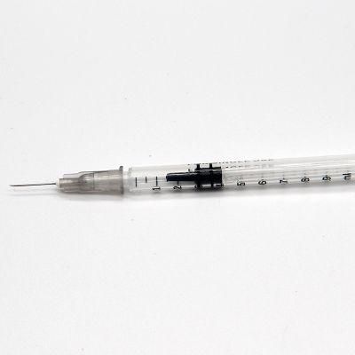 Disposable Syringe with Needle 0.5ml Auto Disable CE ISO