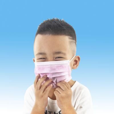 3-Ply Disposable Soft Non-Woven Kids Face Mask Funny Face Mask