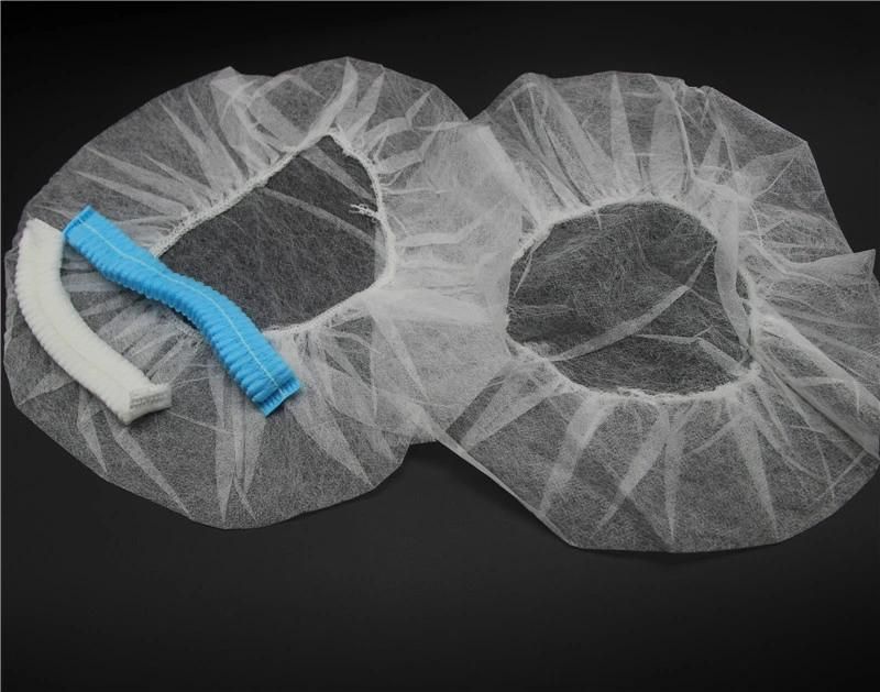 Dental / Surgical Use Breathable Disposable Non Woven Mob Cap