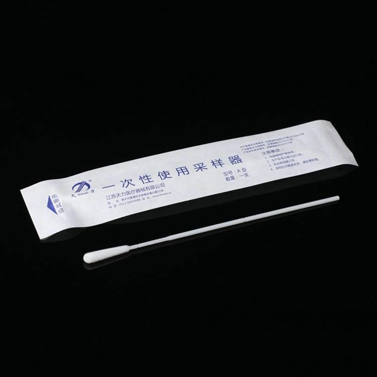 Sterile and Individual Packing Nylon Flocked Nasal Swab in Stock