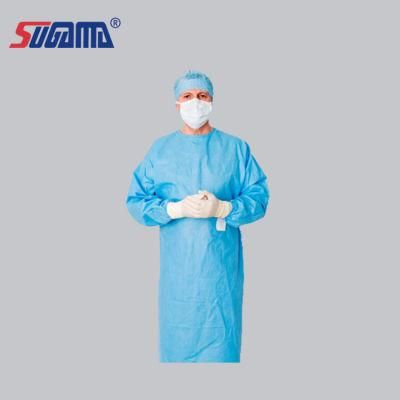 Disposable Isolation Gown PP 25g AAMI Level 1 Non Surgical Non Sterile SMS with CE Protective Suit Clothing