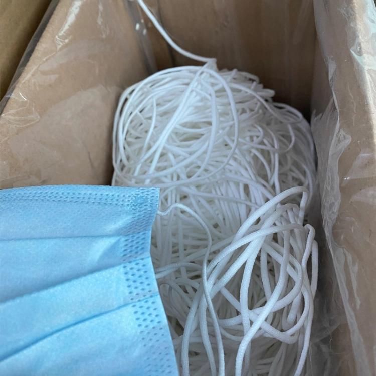 Factory Supply Elastic Nonwoven Strip Elastic Spunbond Earloop for Face Mask