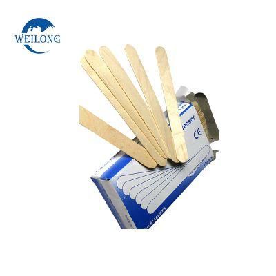 Made in China Disposable Medical Birch Wood Tongue Depressor