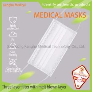Shandong Kanghu Filtration Rate 95%/Disposable Protective Medical Face Mask/Type Iir