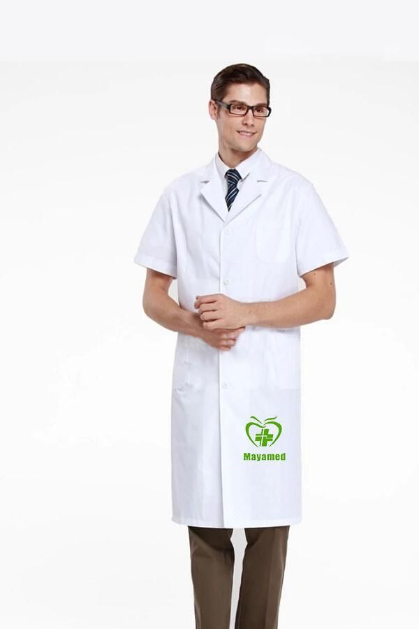 My-Q002 Men Doctor′s Overall Hospital Clothing Medical Uniforms