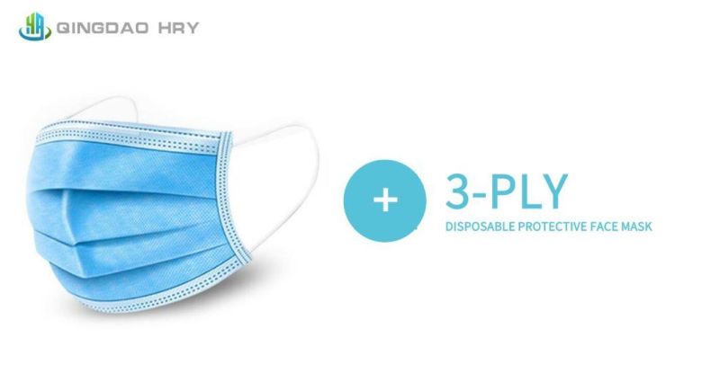 Protective Medical 3ply Dust Face Mask Disposable Face Mask