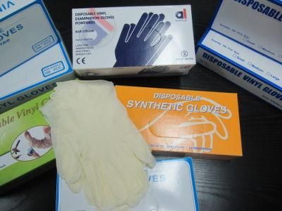 Stretch Synthetic Viny Gloves for Medical Purpose