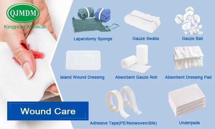 Disposable Medical Sterile Non-Woven Wound Dressing Breathable Island Wound Dressing