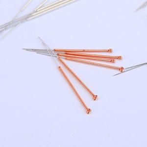 Chinese Tianxie Brand Disposable Sterile Copper Wire Handle Acupuncture Needles for Medical Without Guide Tube