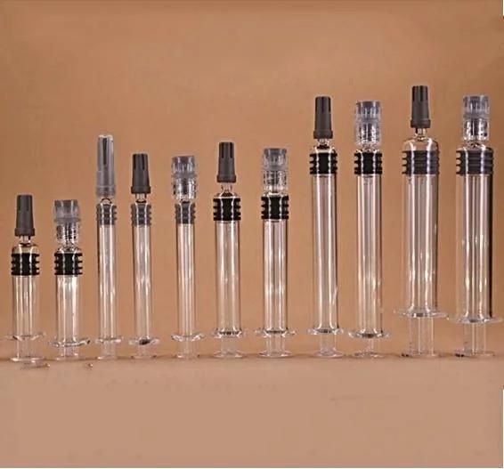 Syringe for Cosmetic Use with Booster and Curved Plunger