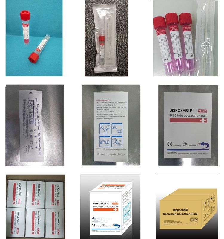 My-L011e Medical Supplies Disposables Sample Collection Tube