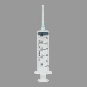 Disposable Medical Sterile Plastic Syringe with Needle 50ml