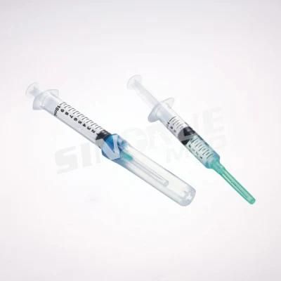 Hot Sale &amp; High Quality Hospital Disposable Safe Clip Syringe