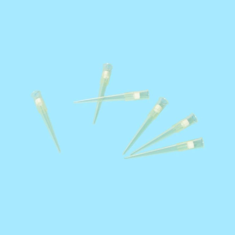 Disposable Lab Supplies Sterile DNA Rna Free High Accuracy Racked Pipette Filter Tips for Hospital Use