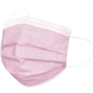 Hot Sell Good Breathable Disposable Pink 3 Layers Mouth Cover Adult Civil Respirator Face Mask