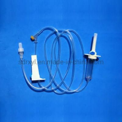 Medical Equipment IV Disposable Infusion Giving Set with Needle Luer Slip Lock