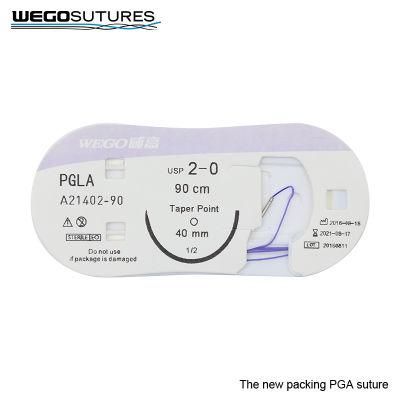 Wego Absorbable Disposable Sterile Medical Surgical Suture Factory with CE