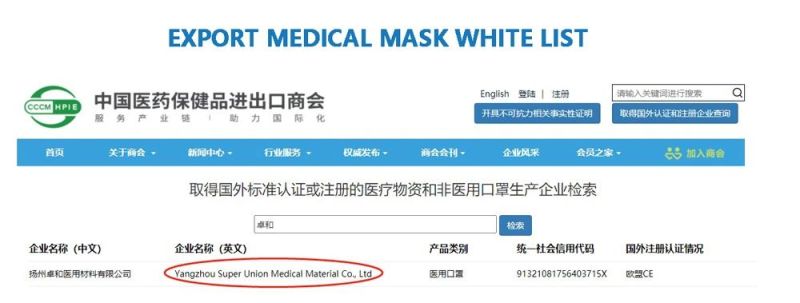 High Quality Surgical 3 Ply Face Mask with Ear Loop