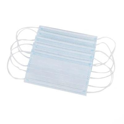 Blue 3 Ply Earloop Disposable Face Mask Type I