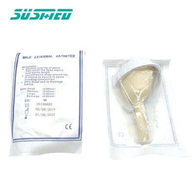 Disposable Latex Rubber L XL Urinal Bag Male External Catheter