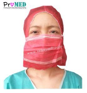 Disposable Nonwoven/PP/PE Hospital/Dental/Medical Mob/Bouffant/Clip/Crimped/Pleated/Strip Hairnet hat Snood hat Polypropylene Astronaut hat