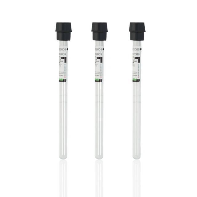 Medical Disposable Black Cap Vacuum Blood Collection Tube ESR Tube Pet Glass