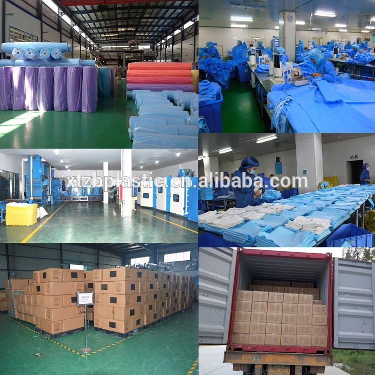 Factory Direct Knit Cuff Isolation Clothing Disposable SMS Surgical Gown
