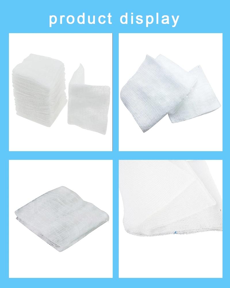 2*2 Inch 8 Ply Cotton Filled Dental Sponge