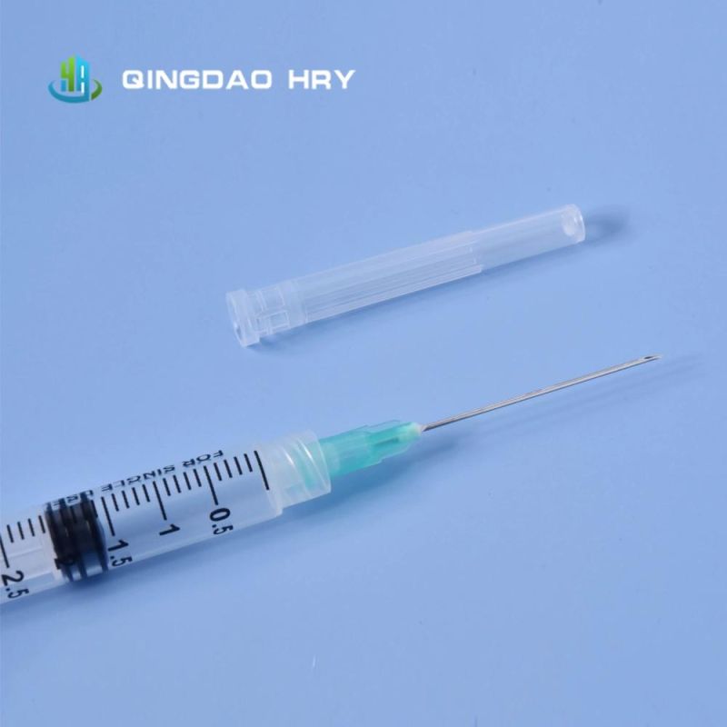 Medical Disposable Luer Lock 1ml 2ml 3ml 5ml 10ml 20ml 50ml Syringe CE FDA ISO &510K
