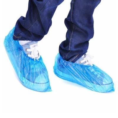 Machine Made Diposable PE Palstic Anti Dust Shoe Cover