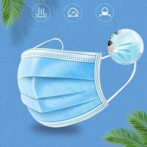 Medical Care Respirator Disposable Sterilization Respirator with Three Layers of Adult Protection, Dustproof and Breathable with Ce