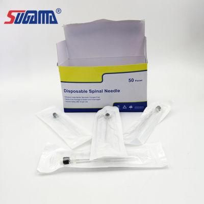 Quincke Tip Disposable Spinal and Epidural Needle