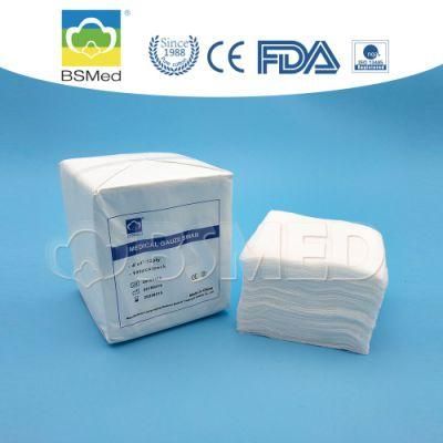 100% Cotton Medical Supply Non-Sterile Gauze Swab Pad