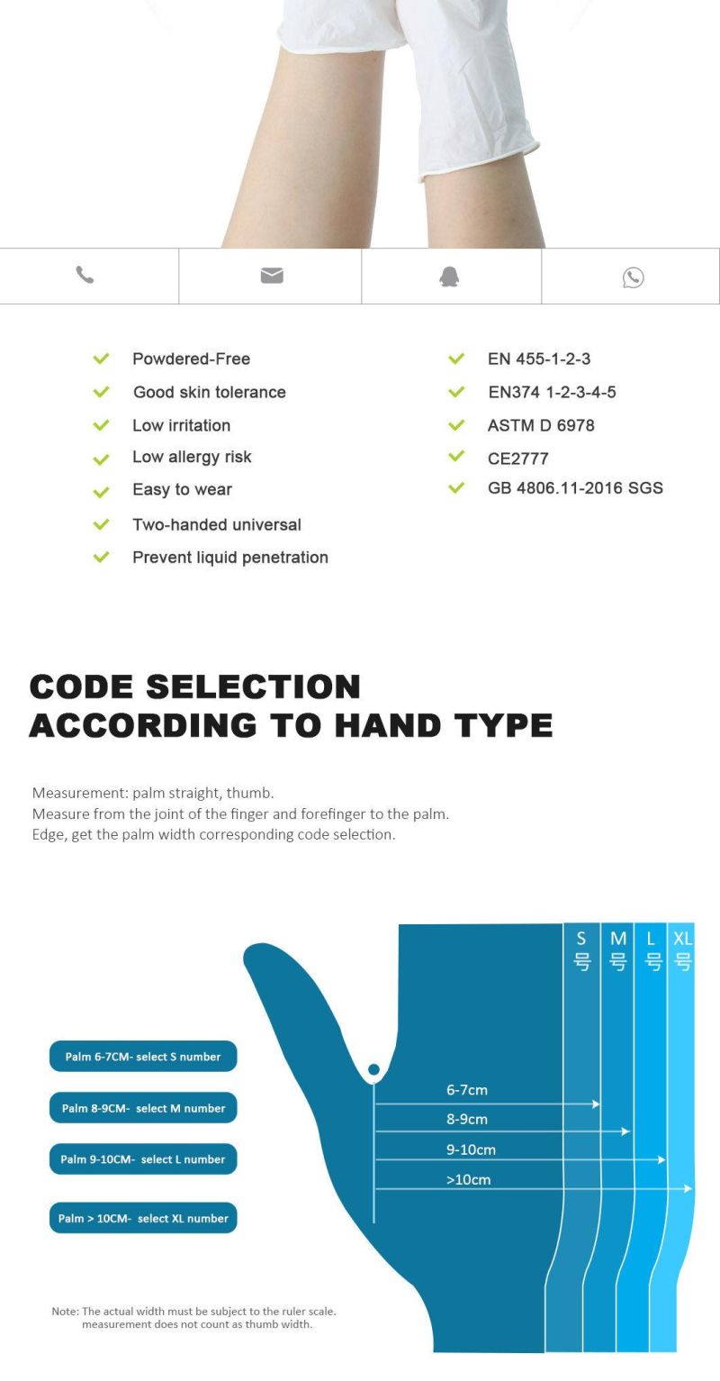 Disposable Powder Free Nitrile Gloves Supplies From China Nitrile Gloves