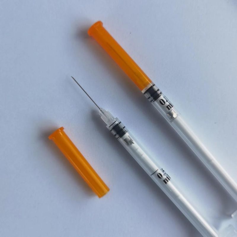 Disposable Medical Device High Quality Ad Self-Destroy Fixed Dose Vaccine Syringe 0.1ml
