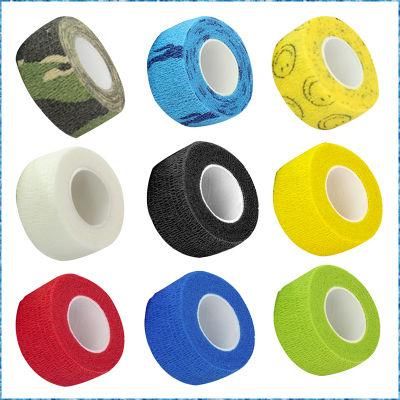 Sports Protection 2.5cm*4.5m Cotton Elastic Gauze Self Adhesive Cohesive Bandage