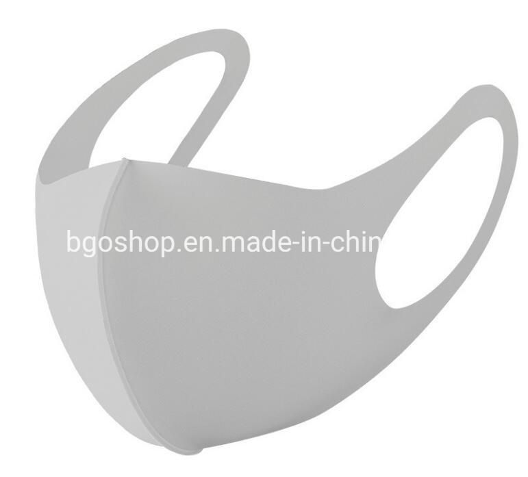 Fashion Respirator Customized Logo Breathable Washable Polyester Mask Spandex Face Mask