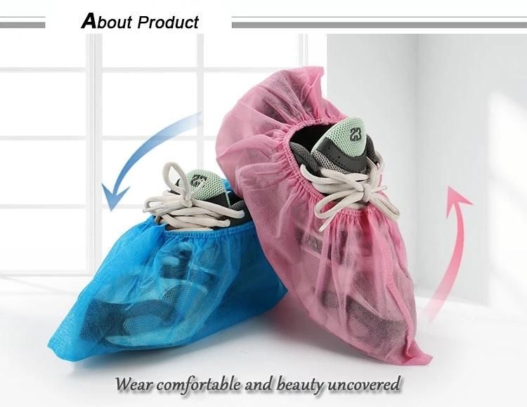 Elastic Medical Consumable Disposable SMS Shoe Cover